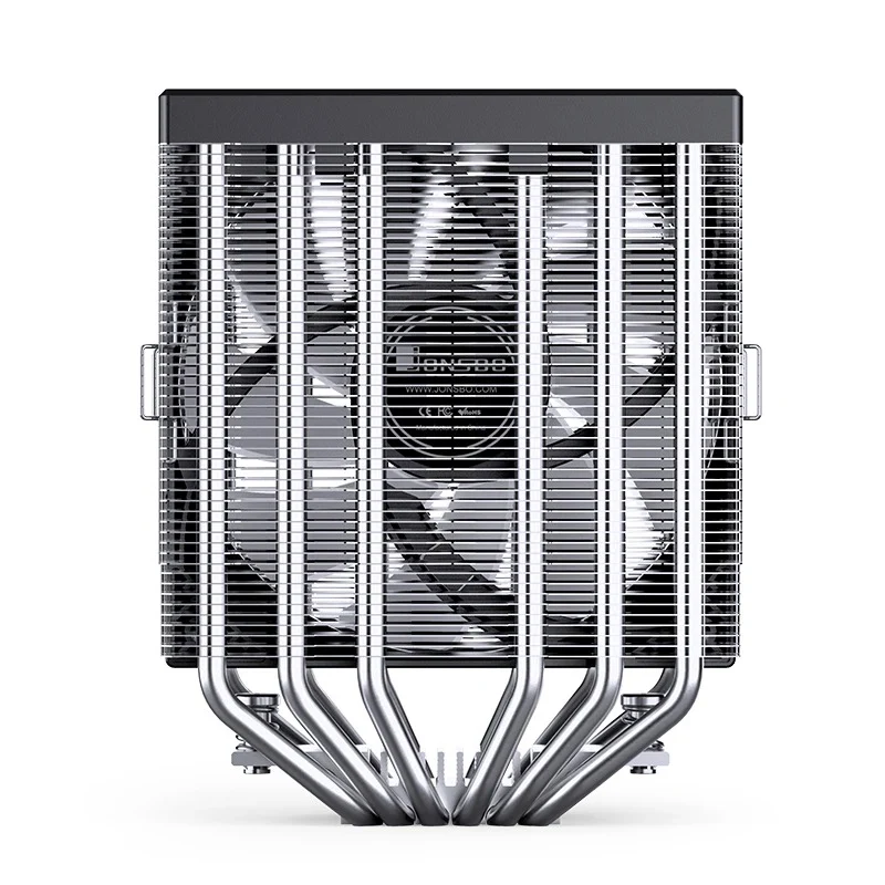 Jonsbo CB80 ARGB Dual-Tower CPU Cooler (Black, White)