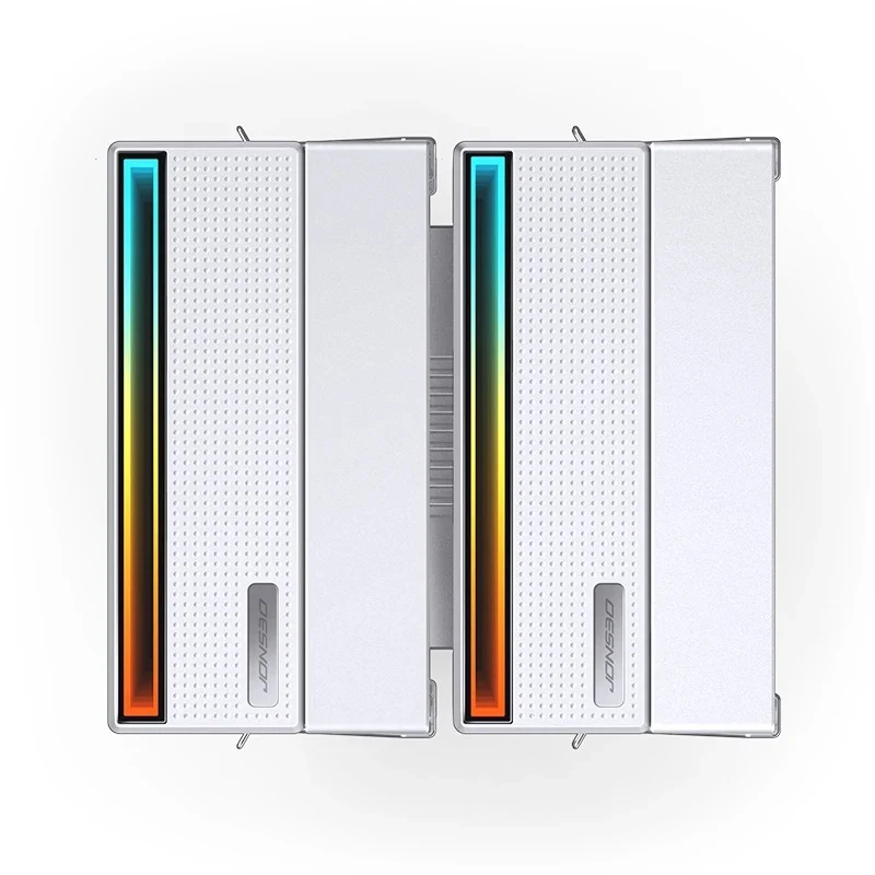 Jonsbo CB80 ARGB Dual-Tower CPU Cooler (Black, White)