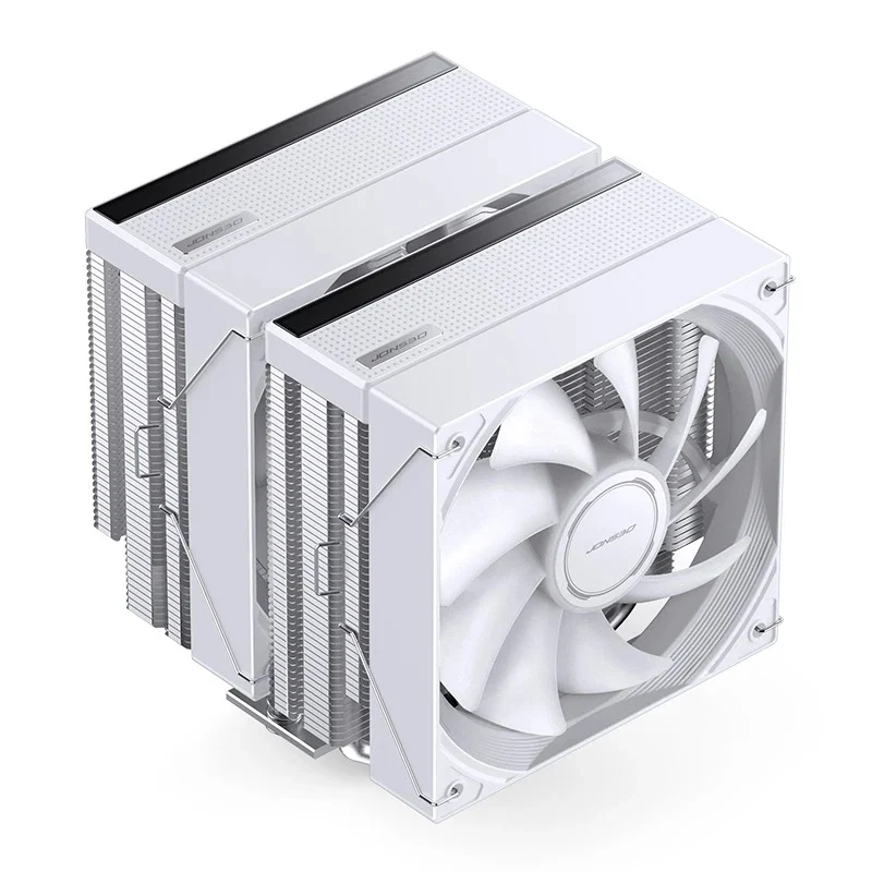 Jonsbo CB80 ARGB Dual-Tower CPU Cooler (Black, White)