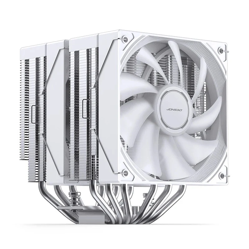 Jonsbo CB80 ARGB Dual-Tower CPU Cooler (Black, White)