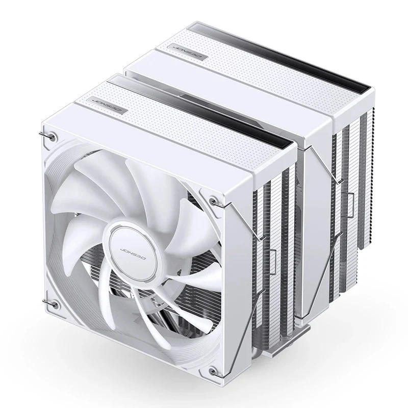 Jonsbo CB80 ARGB Dual-Tower CPU Cooler (Black, White)