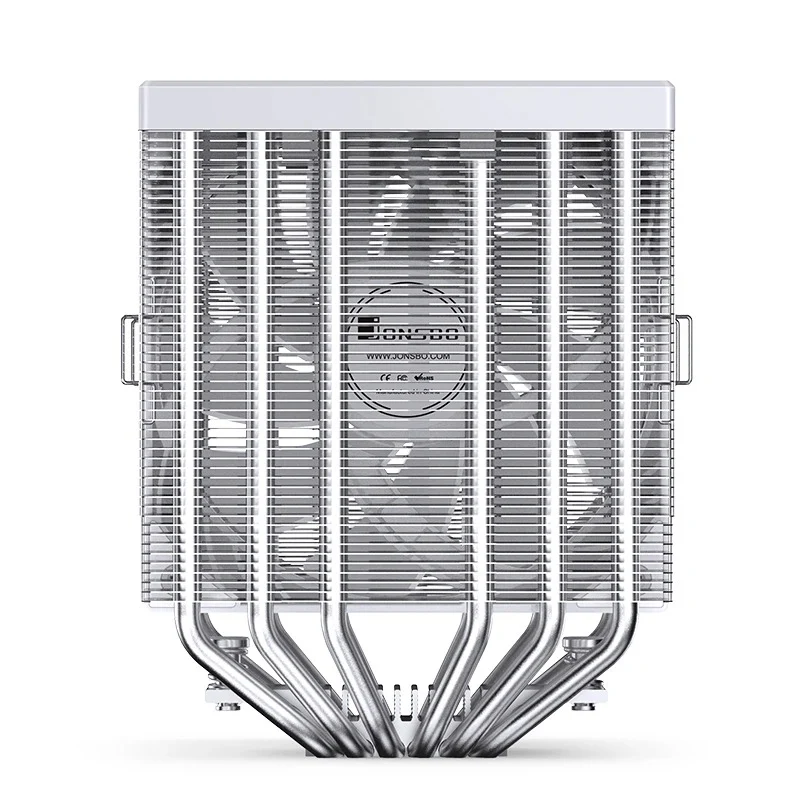 Jonsbo CB80 ARGB Dual-Tower CPU Cooler (Black, White)
