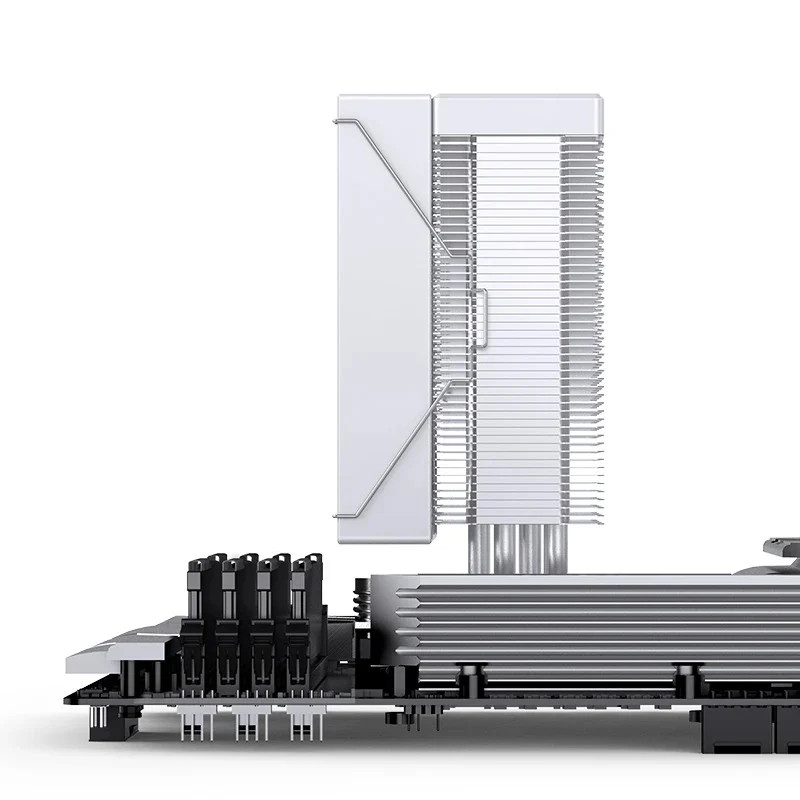 Jonsbo CB40 ARGB Single-Tower CPU Cooler (Black, White)