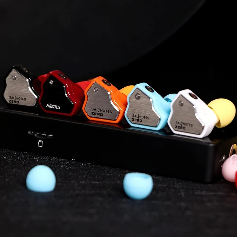 7Hz Salnotes Zero HiFi 10mm Dynamic Driver In-Ear Earphone (Black, Blue, Mecha Edition, White, Orange, Rose) (3.5mm, Type C)