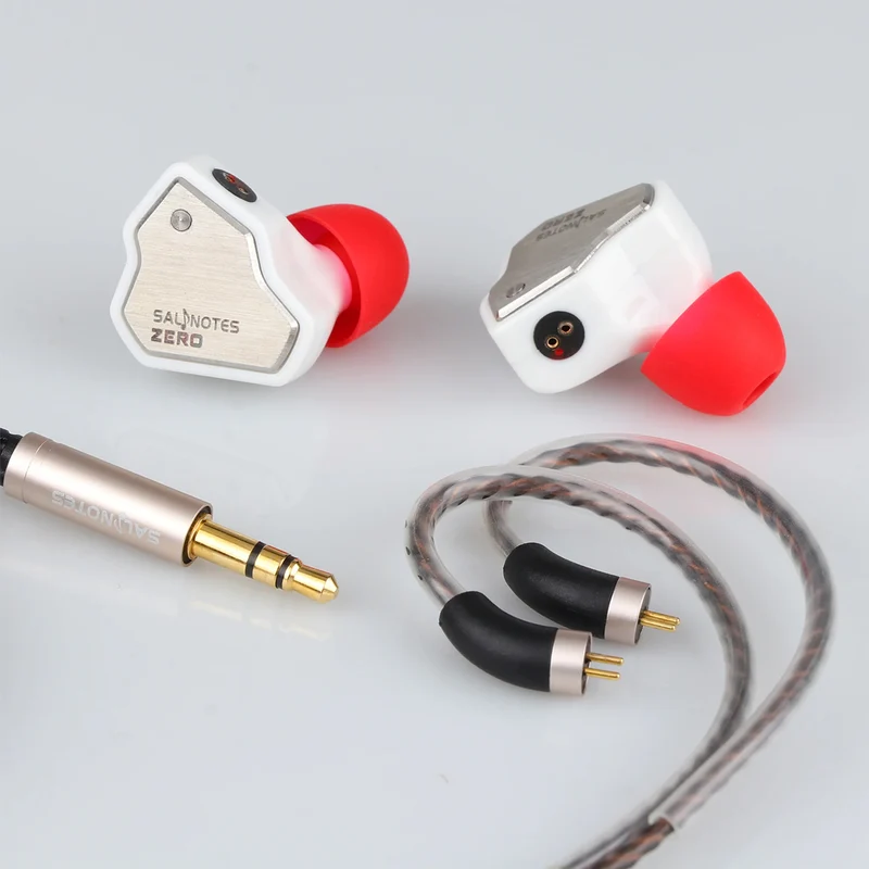 7Hz Salnotes Zero HiFi 10mm Dynamic Driver In-Ear Earphone (Black, Blue, Mecha Edition, White, Orange, Rose) (3.5mm, Type C)