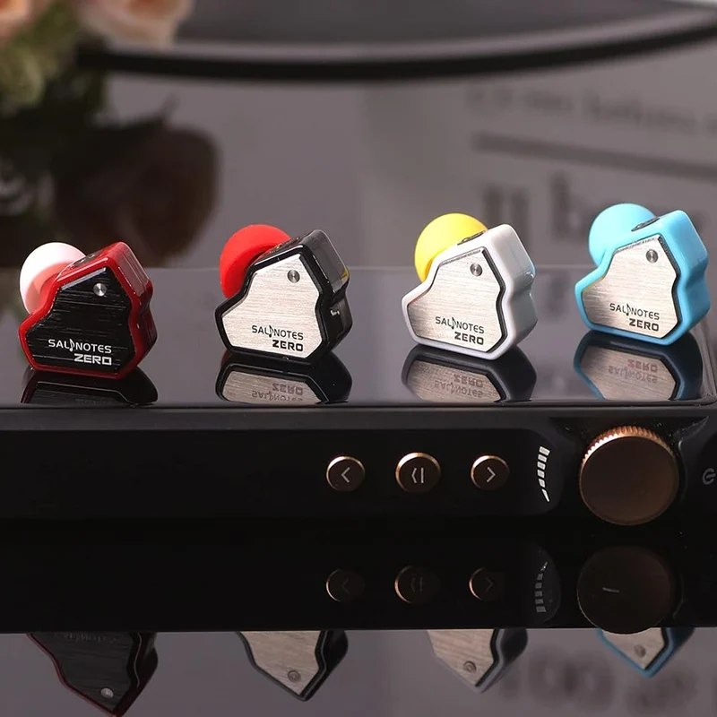 7Hz Salnotes Zero HiFi 10mm Dynamic Driver In-Ear Earphone (Black, Blue, Mecha Edition, White, Orange, Rose) (3.5mm, Type C)