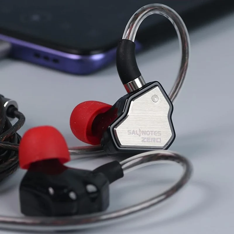 7Hz Salnotes Zero HiFi 10mm Dynamic Driver In-Ear Earphone (Black, Blue, Mecha Edition, White, Orange, Rose) (3.5mm, Type C)
