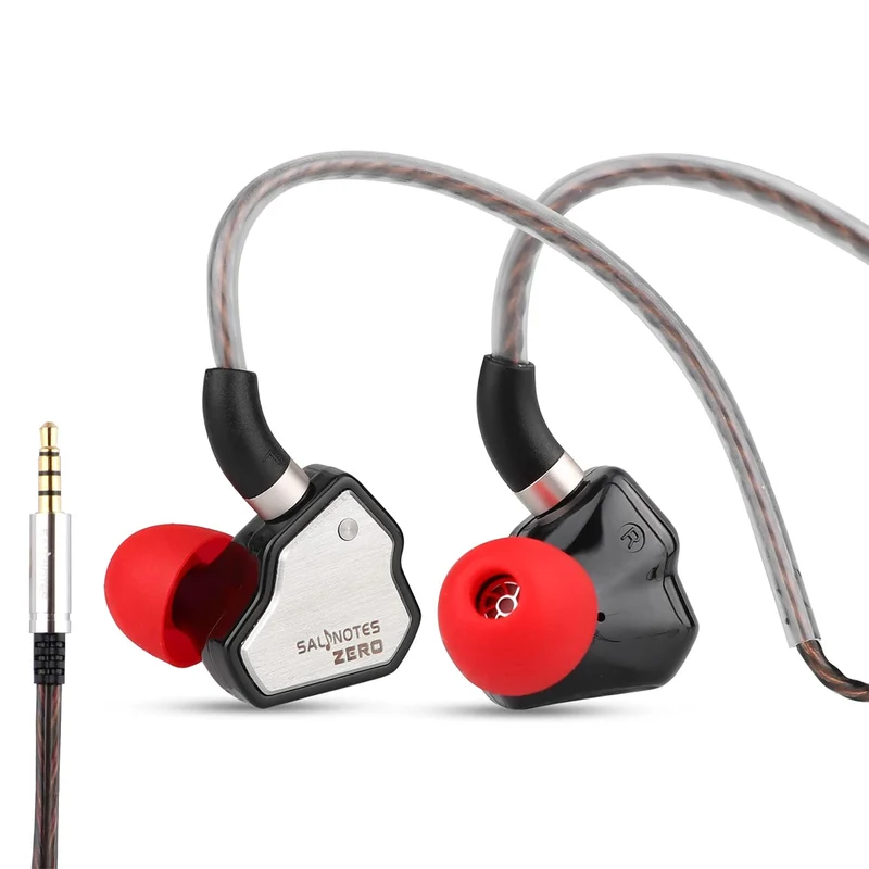 7Hz Salnotes Zero HiFi 10mm Dynamic Driver In-Ear Earphone (Black, Blue, Mecha Edition, White, Orange, Rose) (3.5mm, Type C)