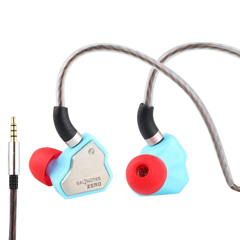 7Hz Salnotes Zero HiFi 10mm Dynamic Driver In-Ear Earphone (Black, Blue, Mecha Edition, White, Orange, Rose) (3.5mm, Type C)