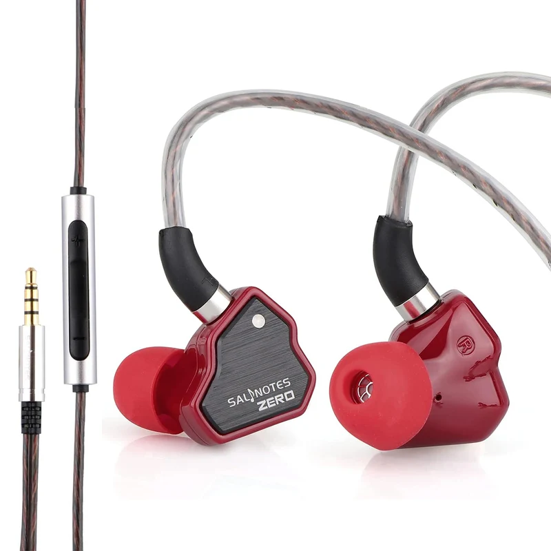 7Hz Salnotes Zero HiFi 10mm Dynamic Driver In-Ear Earphone (Black, Blue, Mecha Edition, White, Orange, Rose) (3.5mm, Type C)