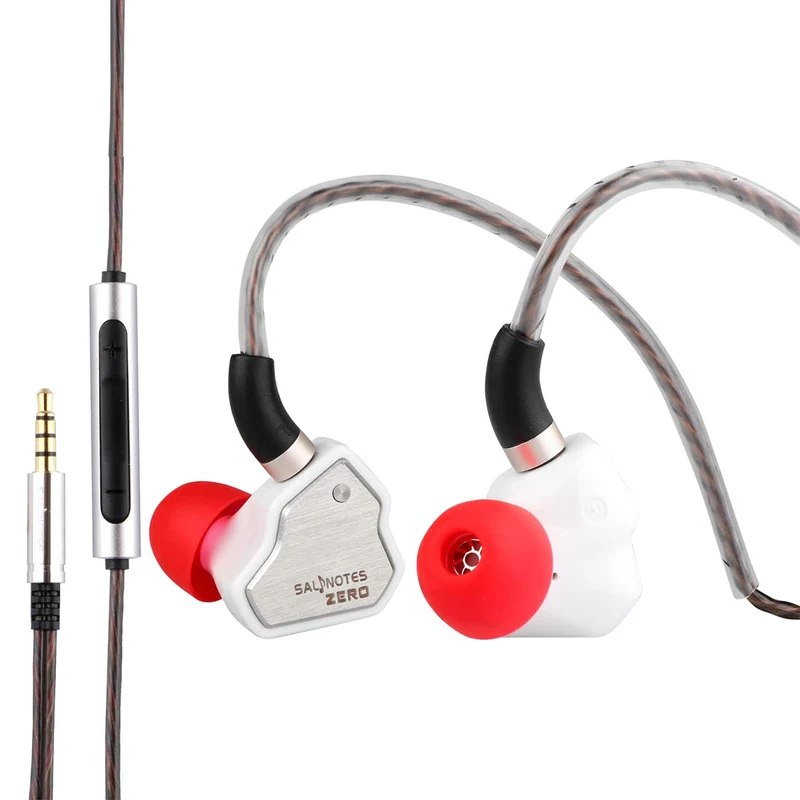 7Hz Salnotes Zero HiFi 10mm Dynamic Driver In-Ear Earphone (Black, Blue, Mecha Edition, White, Orange, Rose) (3.5mm, Type C)