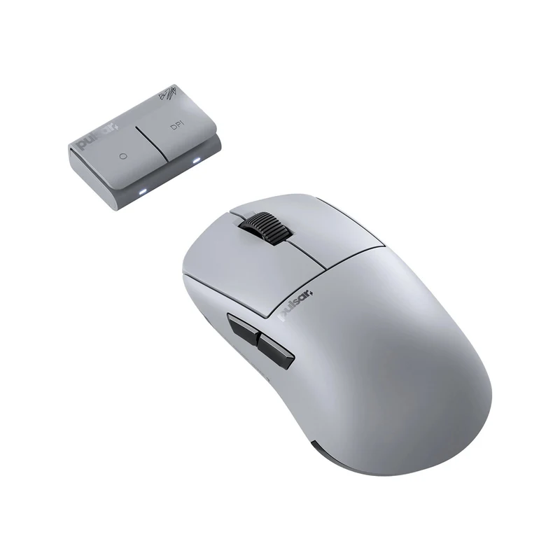 Pulsar Pro Series Buzz-X 8K Polling Rate eSports Gaming Mouse (Moon Gray) (PBZX21)