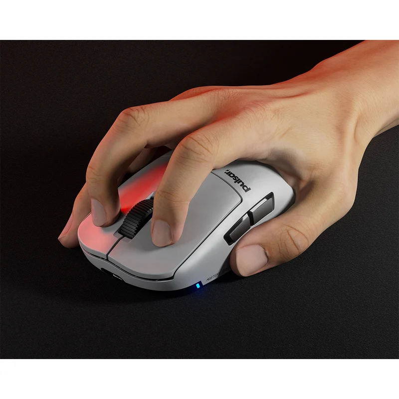 Pulsar Pro Series Buzz-X 8K Polling Rate eSports Gaming Mouse (Moon Gray) (PBZX21)