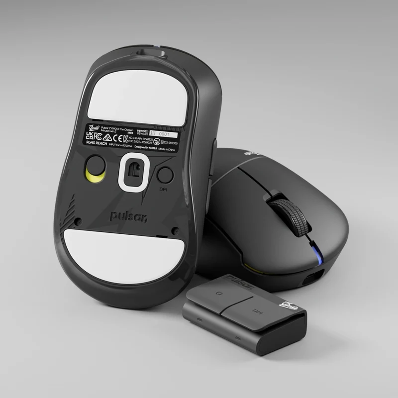 Pulsar ZywOo The Chosen Mouse Gen.2 eSports Gaming Mouse Size 2 (Black) (PZWG221)