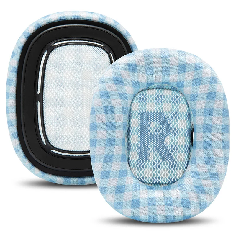 Wicked Cushions WC PadZ Max - Replacement Ear Pads For Airpods Max (Blue Gingham, Midnight, Purple, Starlight) (PadZ-Max-BGM, PadZ-Max-MT, PadZ-Max-PL, PadZ-Max-ST)