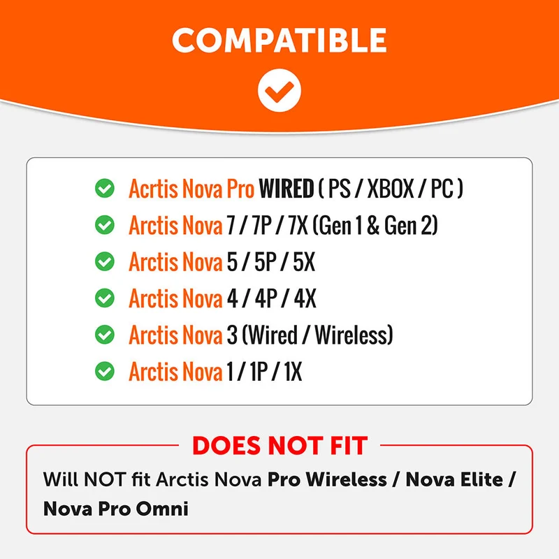 Wicked Cushions Arctis Nova Mod Kit (90s Black, 90s White, Black, Red Camo, Black Camo) (ArctisNova-ModKit-90B, ArctisNova-ModKit-90W, ArctisNova-ModKit-B, ArctisNova-ModKit-RC, ArctisNova-ModKit-BC)