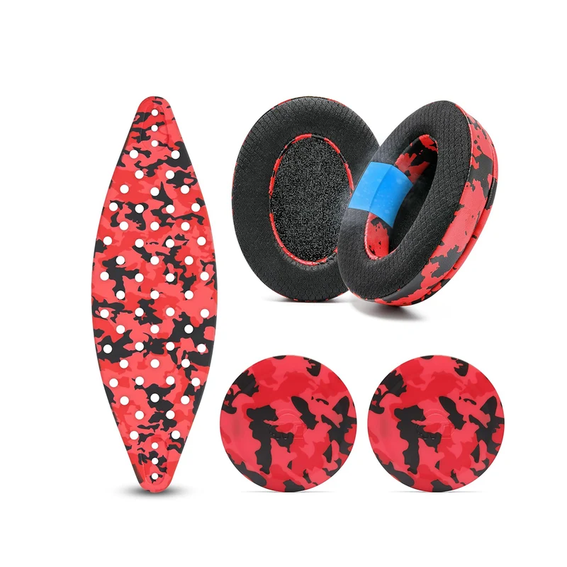 Wicked Cushions Arctis Nova Mod Kit (90s Black, 90s White, Black, Red Camo, Black Camo) (ArctisNova-ModKit-90B, ArctisNova-ModKit-90W, ArctisNova-ModKit-B, ArctisNova-ModKit-RC, ArctisNova-ModKit-BC)