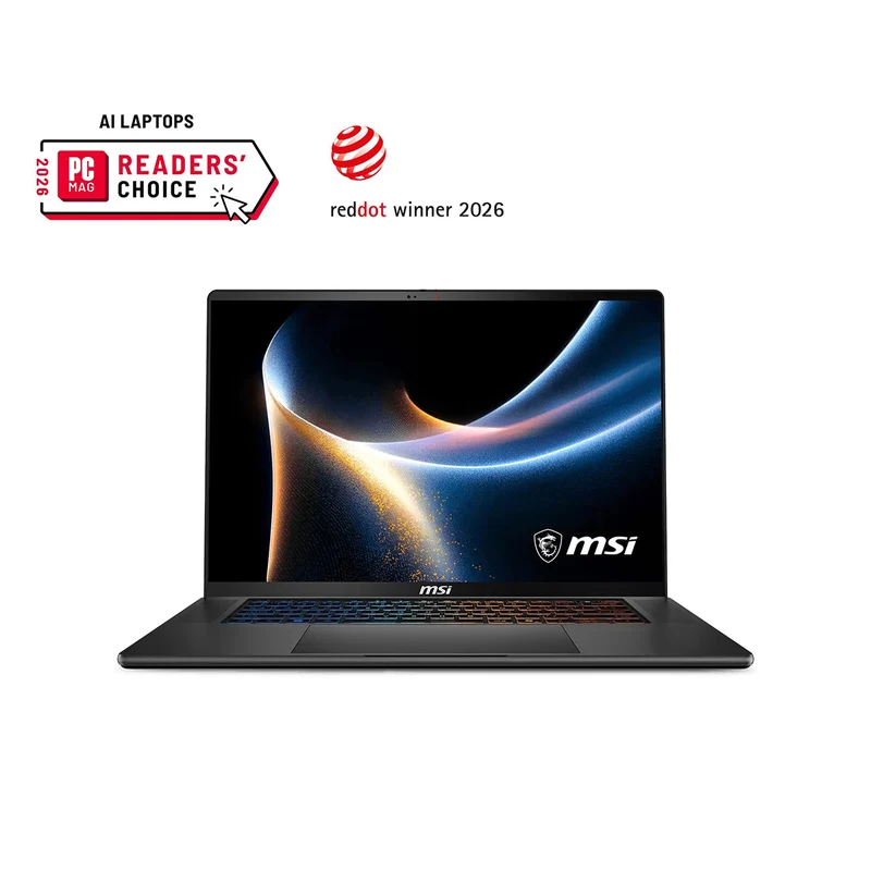 MSI Stealth 16 AI+ B3WF-020PH Gaming Laptop (Charcoal Black) | 16" QHD+ (2560x1600) OLED 240Hz | Core Ultra 9 386H | 16GB RAM | 512GB SSD | RTX 5060 | Windows 11 Home | MSI Stealth Voyage Backpack