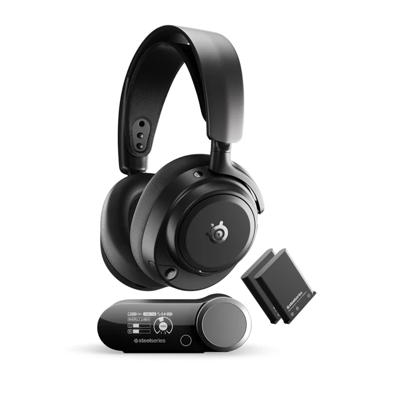 SteelSeries Arctis Nova Pro Omni Hi-Res Wireless Gaming Headset for Xbox/Playstation/Switch/PC/Mobile (Midnight Blue, Black, White)