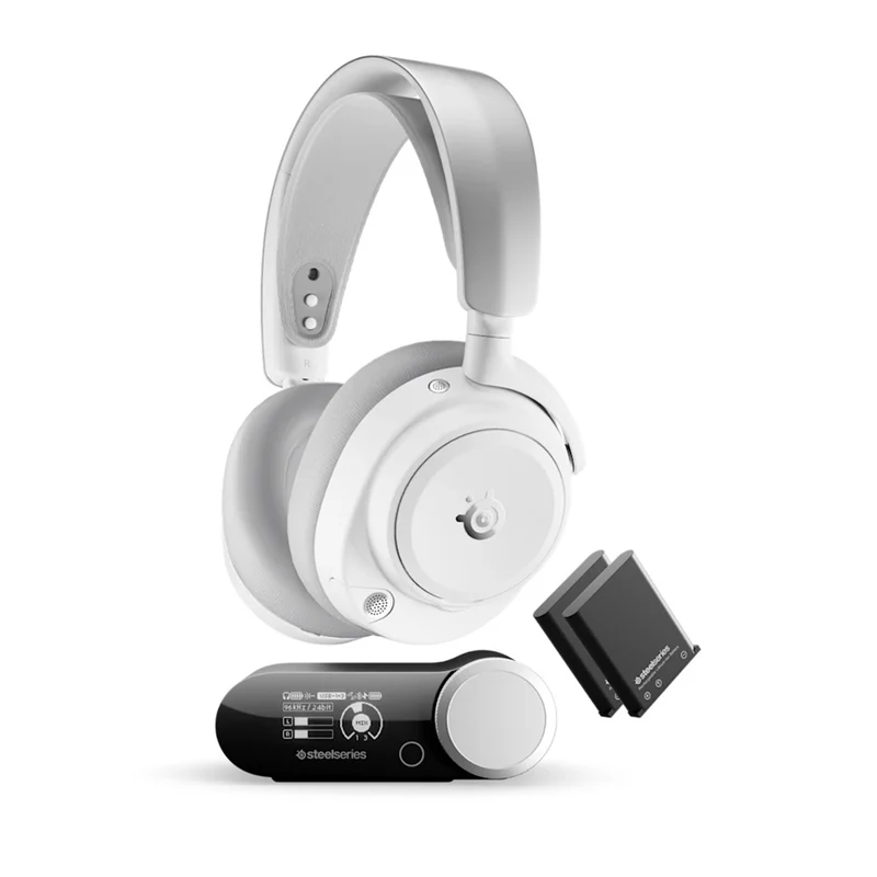 SteelSeries Arctis Nova Pro Omni Hi-Res Wireless Gaming Headset for Xbox/Playstation/Switch/PC/Mobile (Midnight Blue, Black, White)