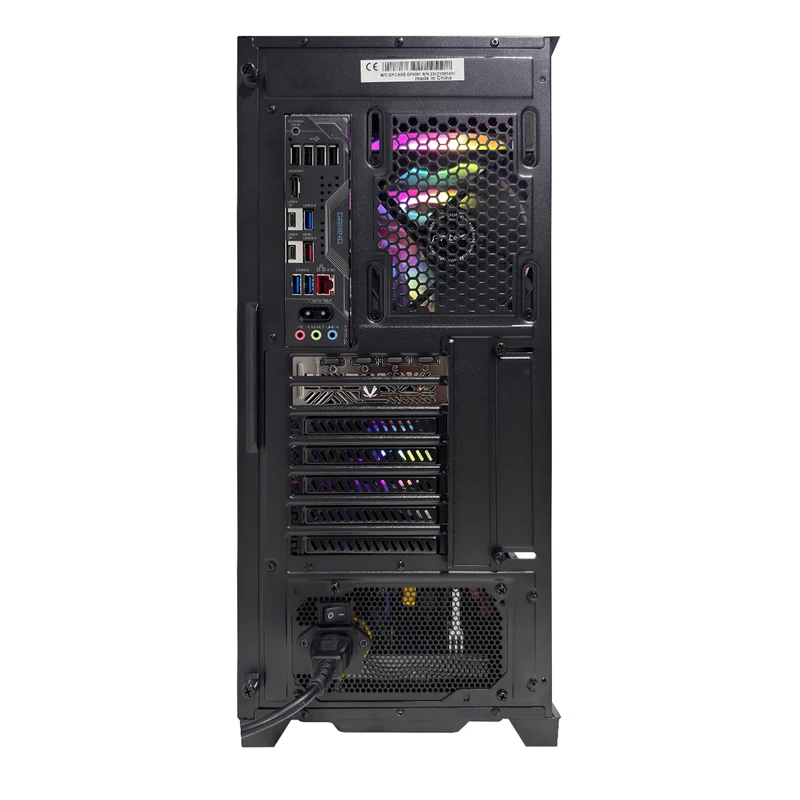 Optima Dark League Black Desktop Gaming PC | AMD Ryzen 7 7800X3D | 32GB RAM | 1TB SSD | RTX 5070 | Windows 11 Pro