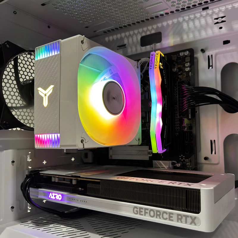 Sigma Elite 301 White Desktop Gaming PC | AMD Ryzen 5 8400F | 16GB RAM | 512GB SSD | RTX 5060 | Windows 11 Pro
