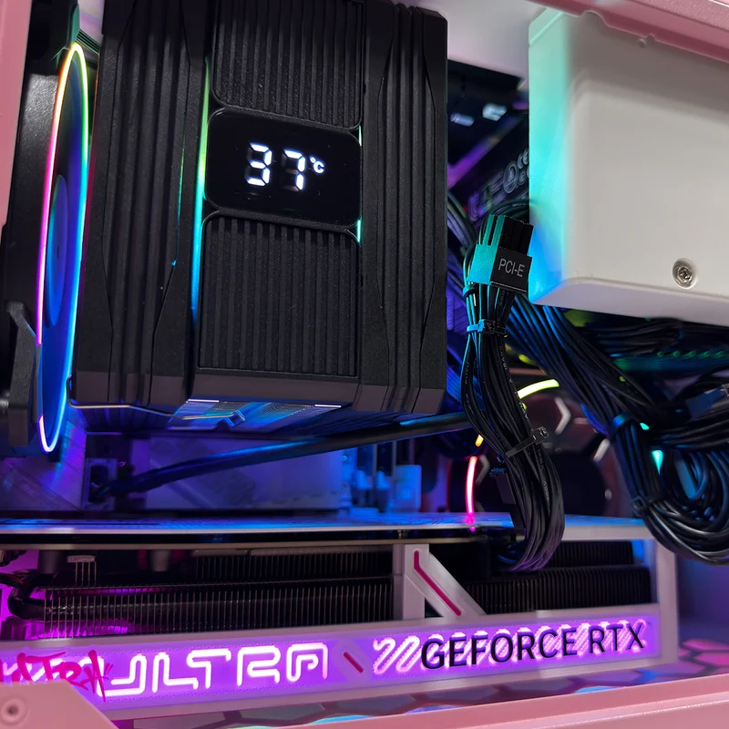 Optima A1 Prime Pink Desktop Gaming PC | AMD Ryzen 7 7800X3D | 32GB RAM | 1TB SSD | RTX 5060 TI | Windows 11 Pro