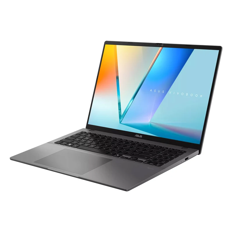 Asus Vivobook S16 S3607CA-SH159WSM Laptop (Matte Gray) | 16" FHD (1920x1200) OLED | Core Ultra 7 255H | 16GB RAM | 512GB SSD | Intel Arc Graphics | Windows 11 Home | MS Office Home 2024 + MS 365 Basic + ASUS AP4600 Backpack
