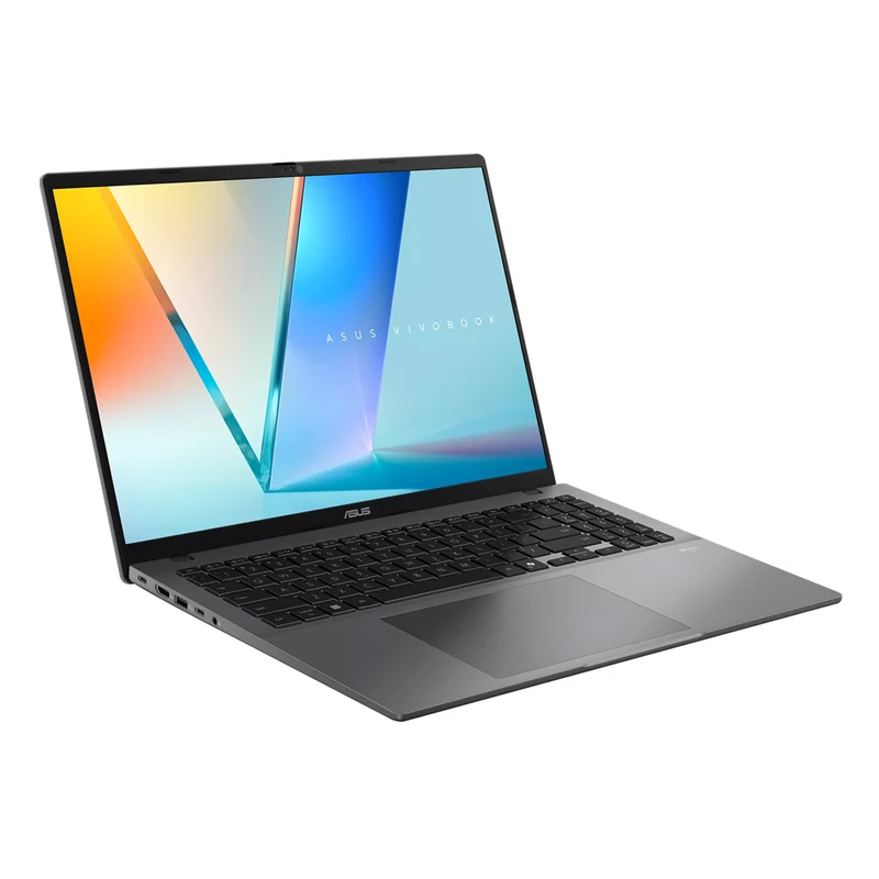 Asus Vivobook S16 S3607CA-SH159WSM Laptop (Matte Gray) | 16" FHD (1920x1200) OLED | Core Ultra 7 255H | 16GB RAM | 512GB SSD | Intel Arc Graphics | Windows 11 Home | MS Office Home 2024 + MS 365 Basic + ASUS AP4600 Backpack
