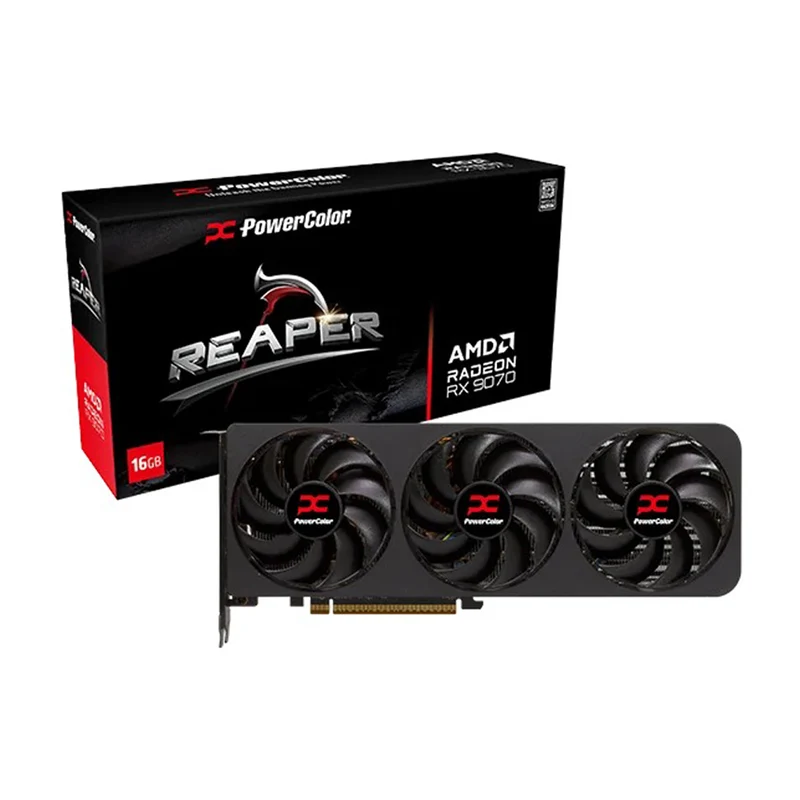 PowerColor Reaper AMD Radeon RX 9070 GRE 12GB GDDR6 Graphics Card (RX9070GRE 12G-A)