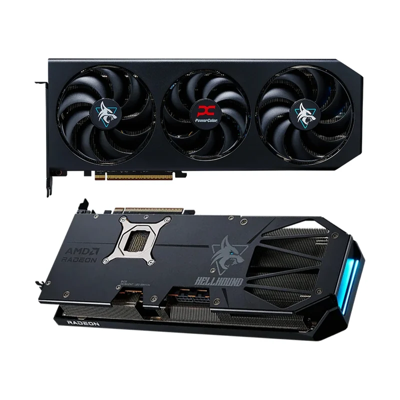 PowerColor Hellhound AMD Radeon RX 9070 GRE 12GB GDDR6 Graphics Card (RX9070GRE 12G-L/OC)