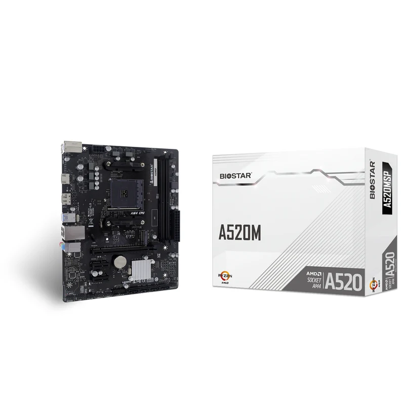 Biostar A520MSP AMD Dual DDR4 AM4 Motherboard