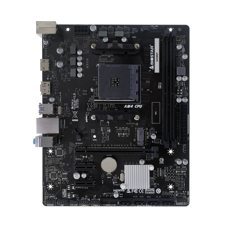 Biostar A520MSP AMD Dual DDR4 AM4 Motherboard
