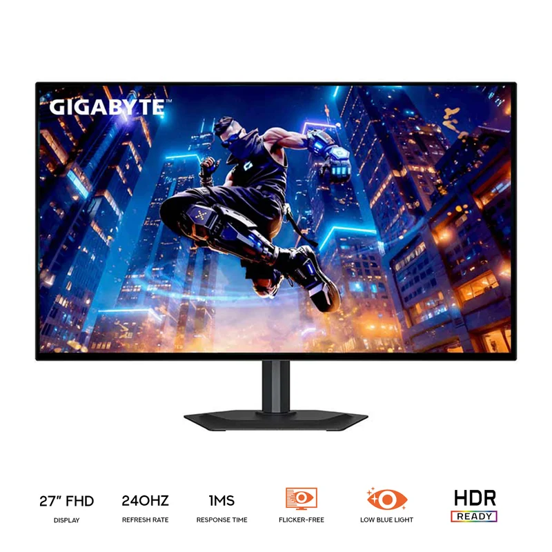 Gigabyte GS27FC2 27" FHD (1920x1080) 240Hz 1ms GTG VA 1500R Adaptive-Sync Curve Gaming Monitor with Tilt Adjustment