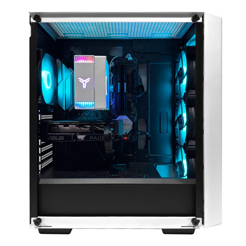 Sigma CC560 V2 White Desktop Gaming PC | AMD Ryzen 5 8400F | 16GB (2x8GB) RAM | 1TB SSD | RX 9060 XT (8GB) | Windows 11 Pro