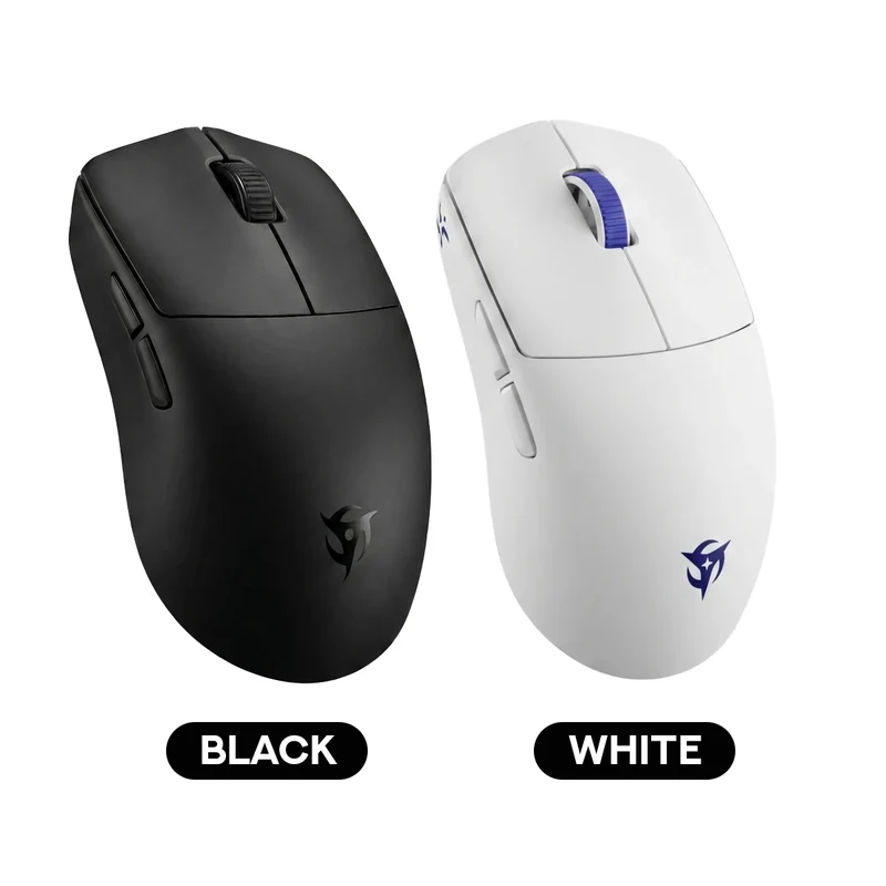 Ninjutso Sora V3 Wireless Gaming Mouse (Black, White)