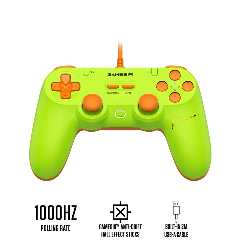 GameSir Tegenaria Lite MenaRD Collaboration Edition Wired Symmetric Game Controller for PC/Switch/Steam/Android