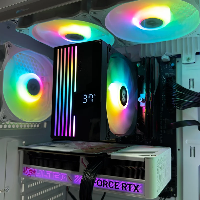 Aurora Airone 100 White Desktop Gaming PC | AMD Ryzen 7 7700 | 16GB (2x8GB) RAM | 1TB SSD | RTX 5060 Ti | Windows 11 Pro