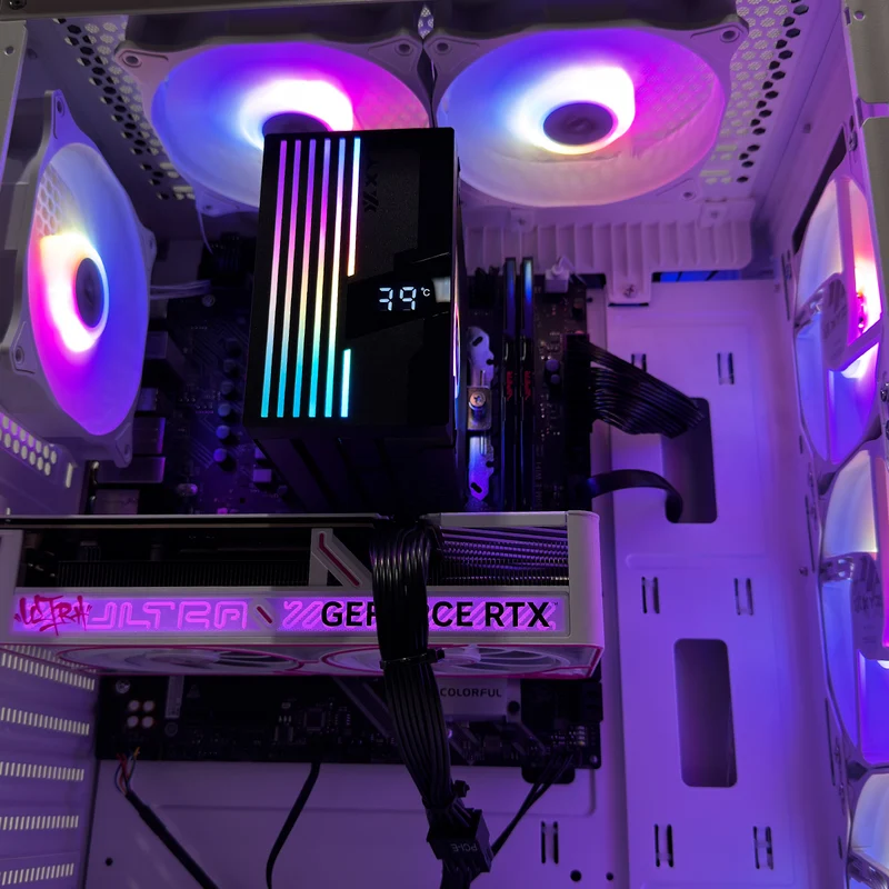 Aurora Airone 100 White Desktop Gaming PC | AMD Ryzen 7 7700 | 16GB (2x8GB) RAM | 1TB SSD | RTX 5060 Ti | Windows 11 Pro