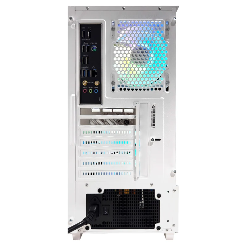 Aurora Airone 100 White Desktop Gaming PC | AMD Ryzen 7 7700 | 16GB (2x8GB) RAM | 1TB SSD | RTX 5060 Ti | Windows 11 Pro