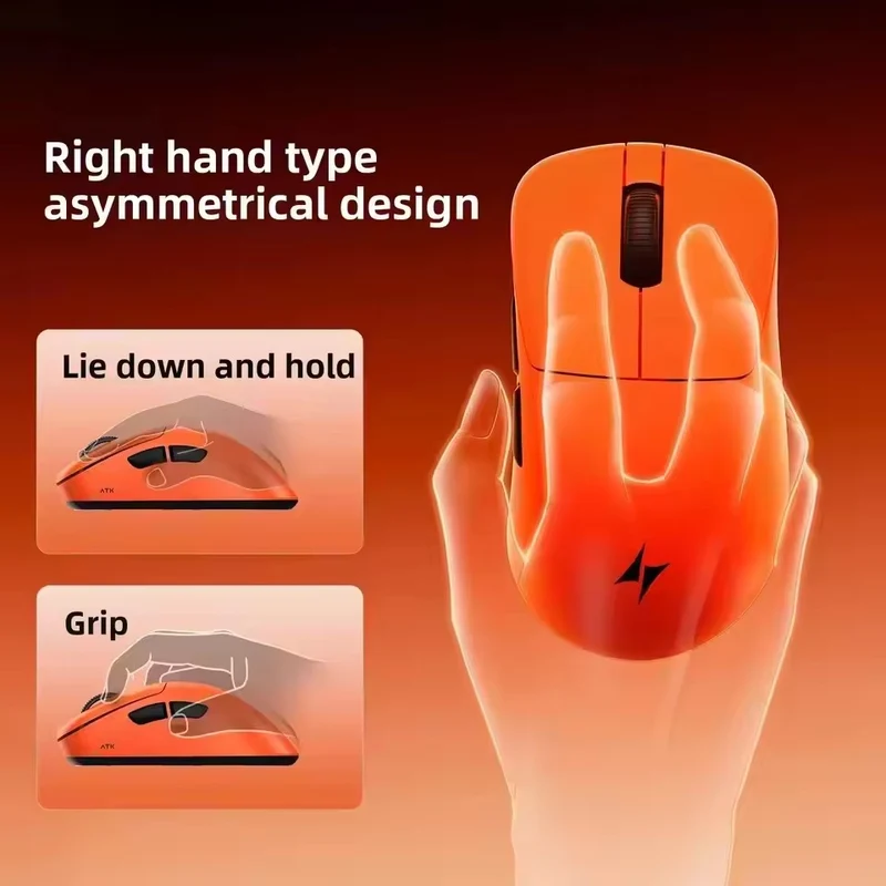 ATK Blazing Sky Z1 Ultimate 2.0 Ultra-Lightweight Wireless Mouse (Orange)
