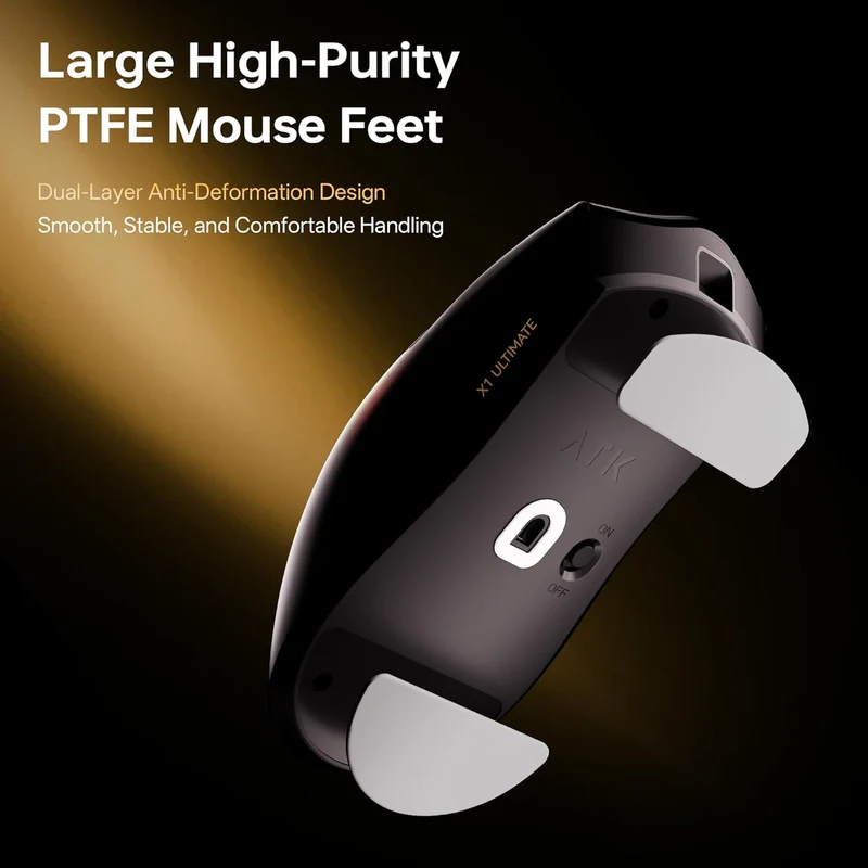 ATK Blazing Sky X1 Ultimate 2.0 Lightweight Wireless Mouse (Black, White)