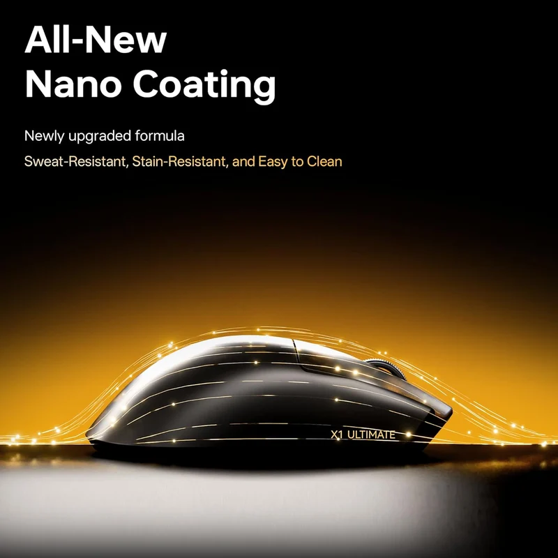 ATK Blazing Sky X1 Ultimate 2.0 Lightweight Wireless Mouse (Black, White)