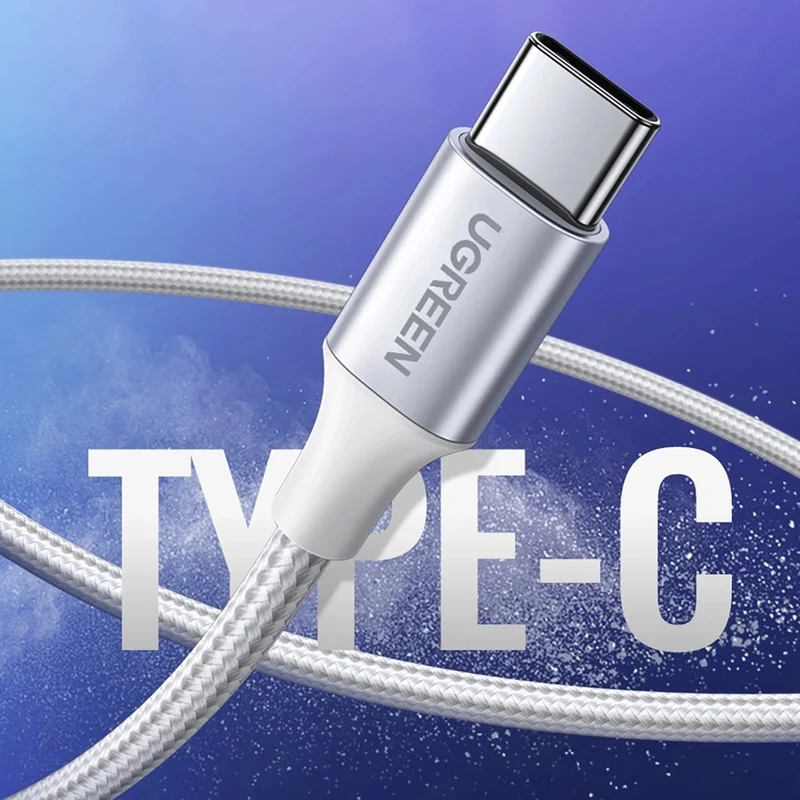 Ugreen USB-C Male to USB-A 2.0 Male Cable - (White) (1m, 2m, 3m)