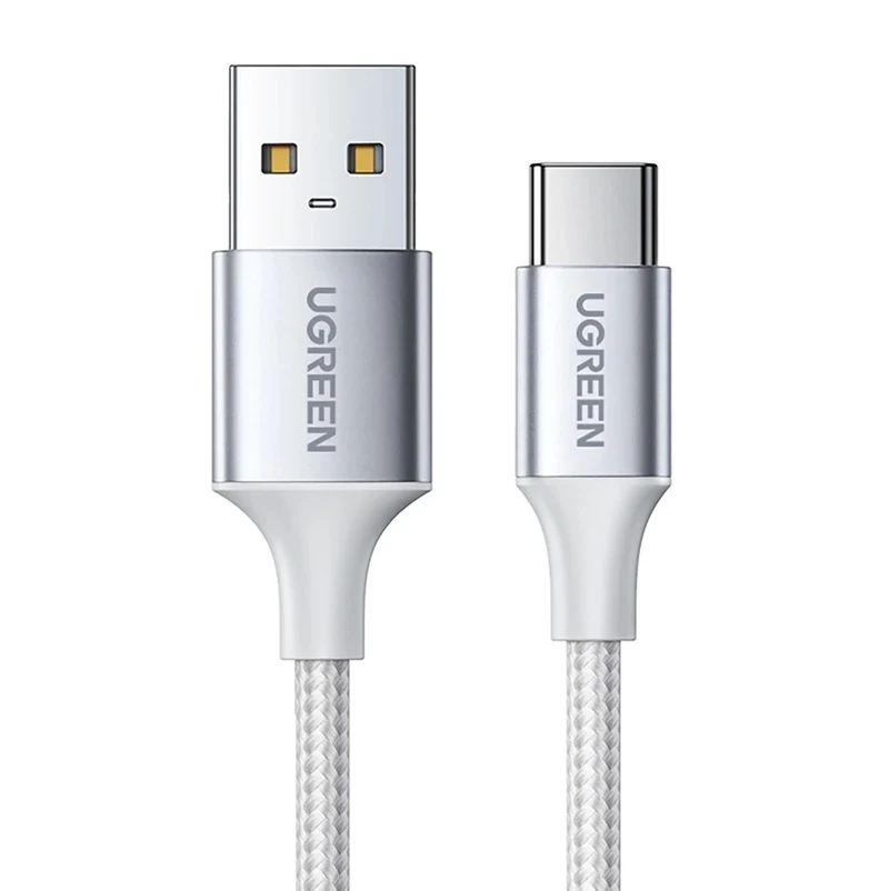 Ugreen USB-C Male to USB-A 2.0 Male Cable - (White) (1m, 2m, 3m)