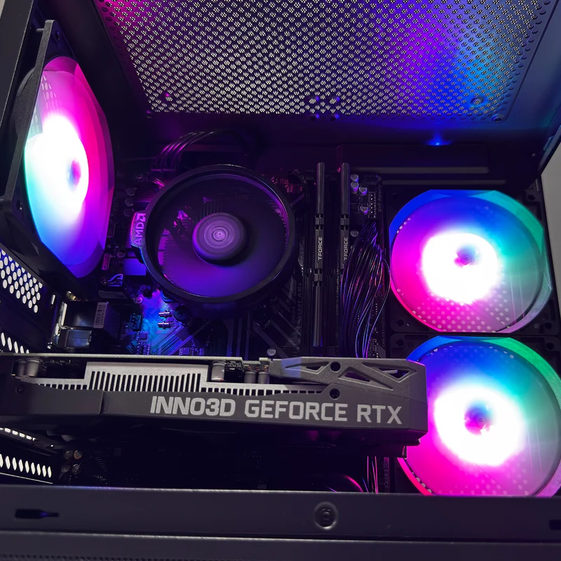 Alpha ERIS Black Desktop Gaming PC | AMD Ryzen 5 5500 | 16GB (2x8GB) RAM | 512GB SSD | RTX 3050 | Windows 11 Pro