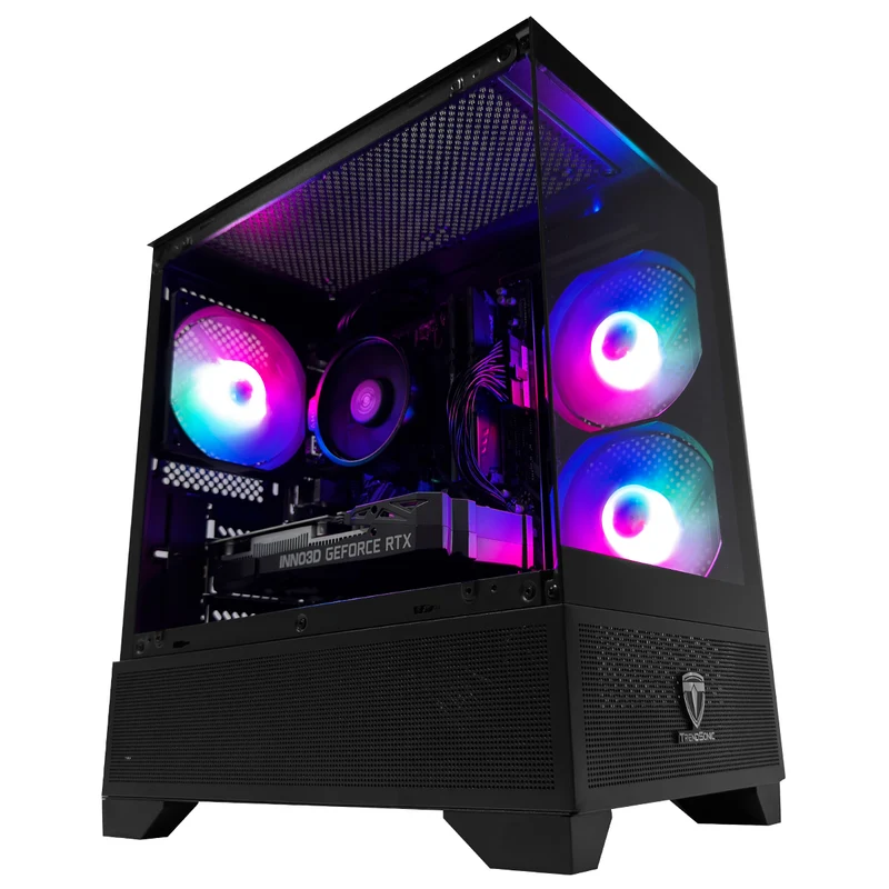 Alpha ERIS Black Desktop Gaming PC | AMD Ryzen 5 5500 | 16GB (2x8GB) RAM | 512GB SSD | RTX 3050 | Windows 11 Pro