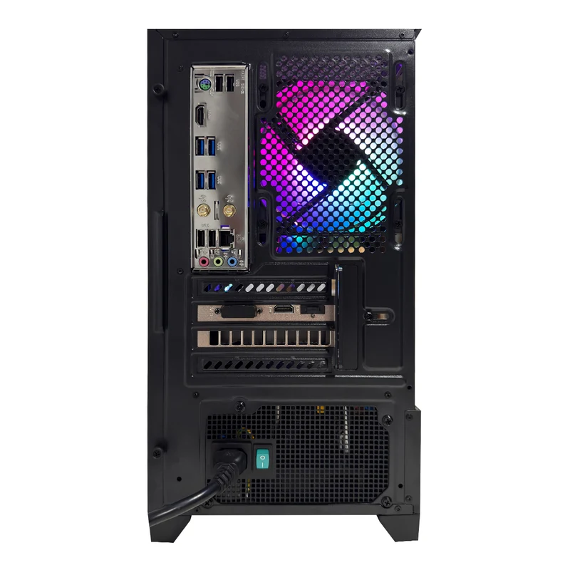 Alpha ERIS Black Desktop Gaming PC | AMD Ryzen 5 5500 | 16GB (2x8GB) RAM | 512GB SSD | RTX 3050 | Windows 11 Pro
