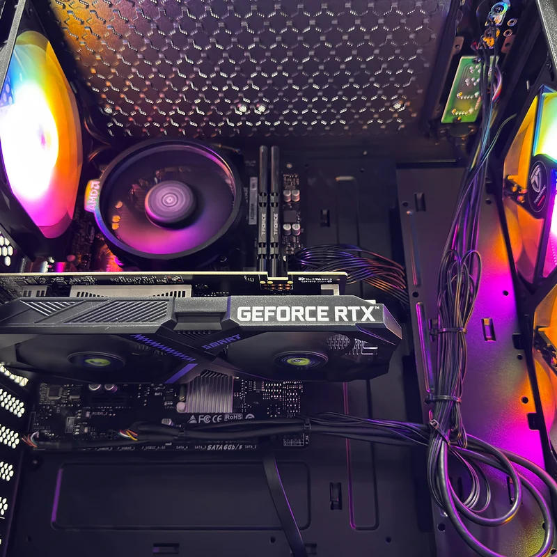 Alpha CR19A Black Desktop Gaming PC | AMD Ryzen 5 5500 | 16GB (2x8GB) RAM | 512GB SSD | RTX 3050 | Windows 11 Pro