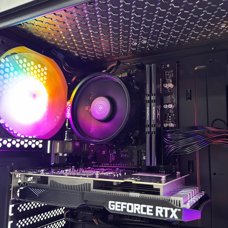 Alpha CR19A Black Desktop Gaming PC | AMD Ryzen 5 5500 | 16GB (2x8GB) RAM | 512GB SSD | RTX 3050 | Windows 11 Pro